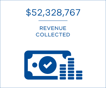 $52,328,767 revenue collected