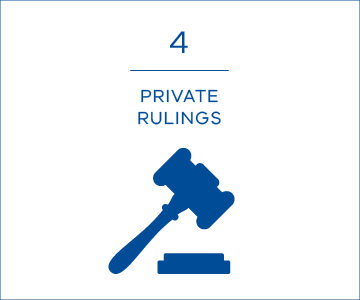 4 private rulings