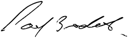 Paul Broderick Signature